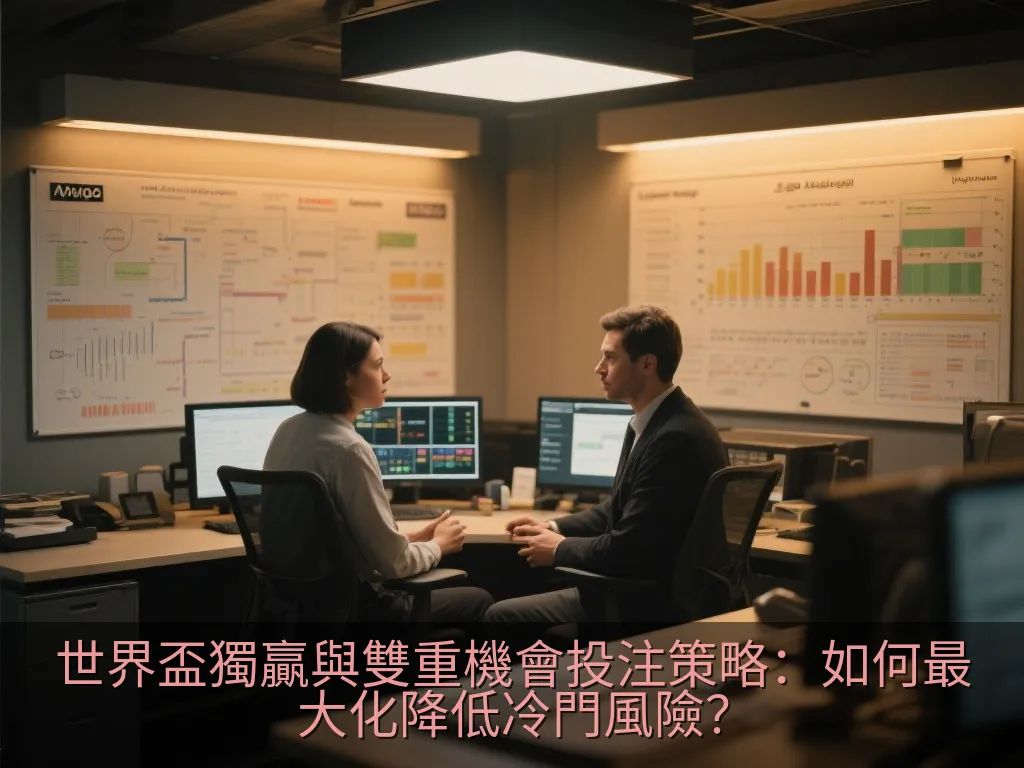 平板電腦上顯示的體育數據分析圖表，代表進行對沖投注時的數據監控